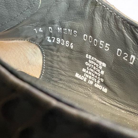 Stacy Adams Size 14D Men's Shoe Madison‎ Anaconda Print Leather Grey - Picture 7 of 11